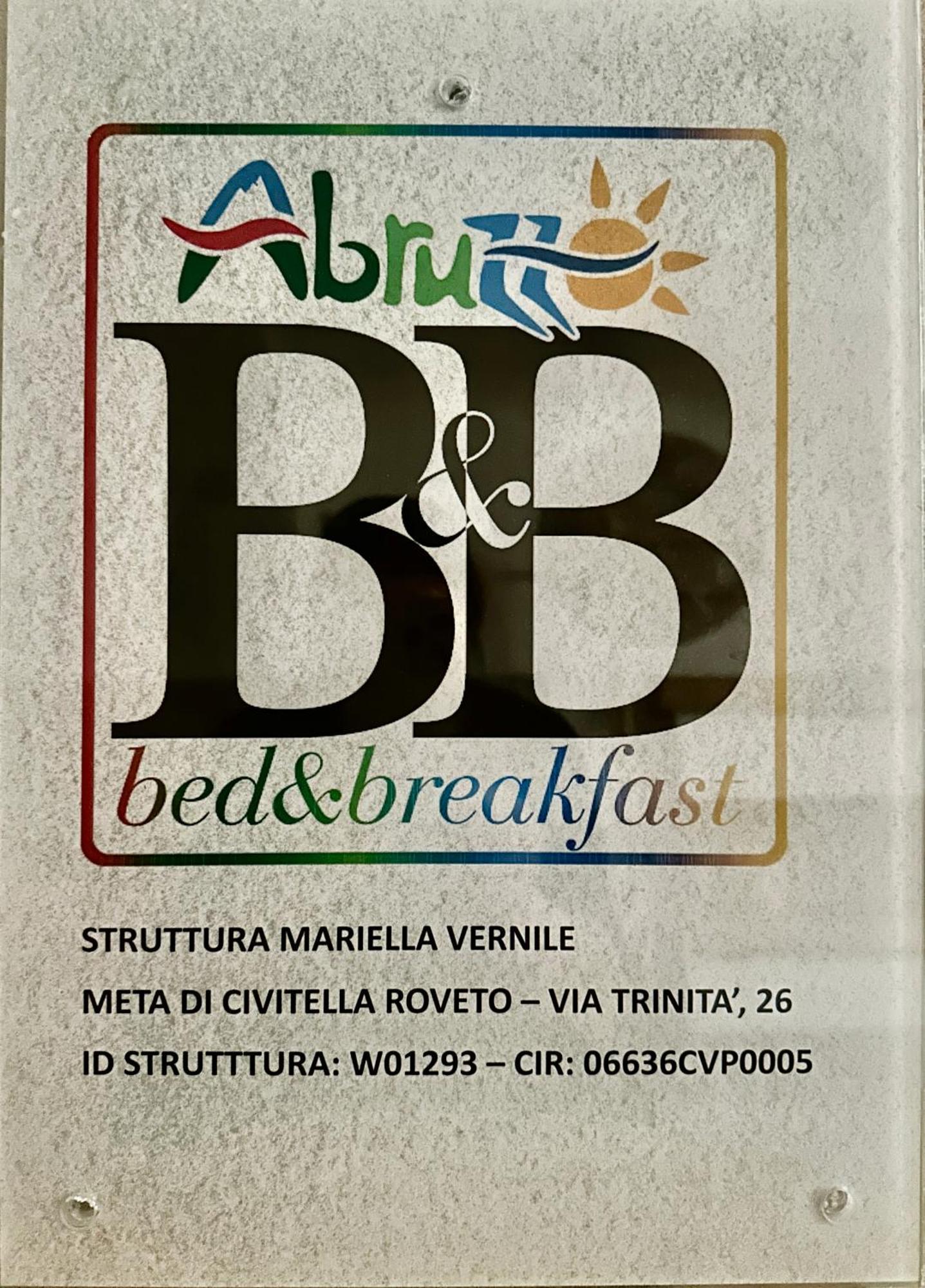 Mariella Vernile Civitella Roveto Εξωτερικό φωτογραφία